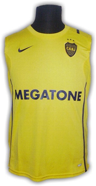 06 07 Boca Juniors Sleeveless yellow