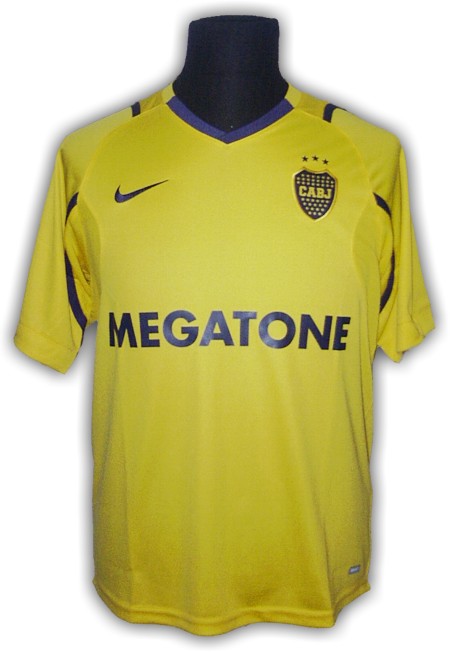 06 07 Boca Juniors Dri Fit Training yellow