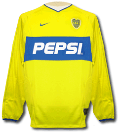 Boca Juniors L/S away 03/04