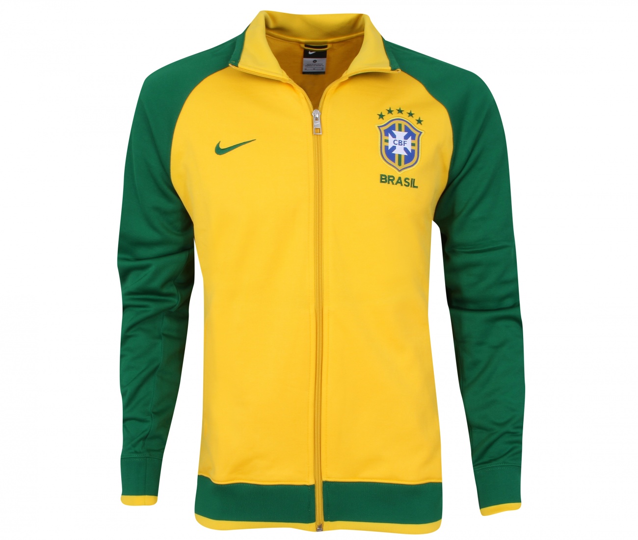 2012-13 Brazil Nike Core Trainer Jacket (Yellow)