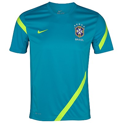 2012-13 Brazil Nike Training Jersey (Blue)