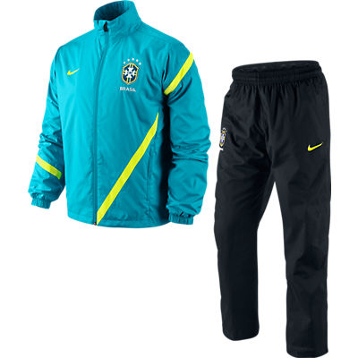 2012-13 Brazil Nike Tracksuit (Light Blue)