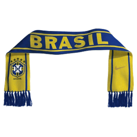 Brazil World Football Scarf 0607