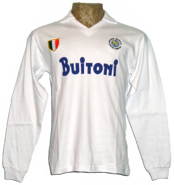 Napoli Maradona L/S Buitoni away 1986