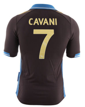 2011-12 Napoli UCL Authentic Away Shirt (Cavani 7)