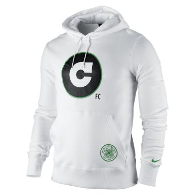 2011-12 Celtic Nike Core Hooded Top (White)