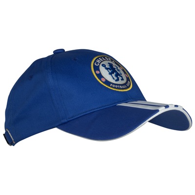 2011-12 Chelsea Adidas 3 Stripe Baseball Cap (Blue)
