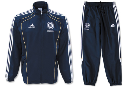 2010-11 Chelsea Adidas Presentation Tracksuit (Navy)