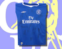 Chelsea Multi-Signed shirt 04/05