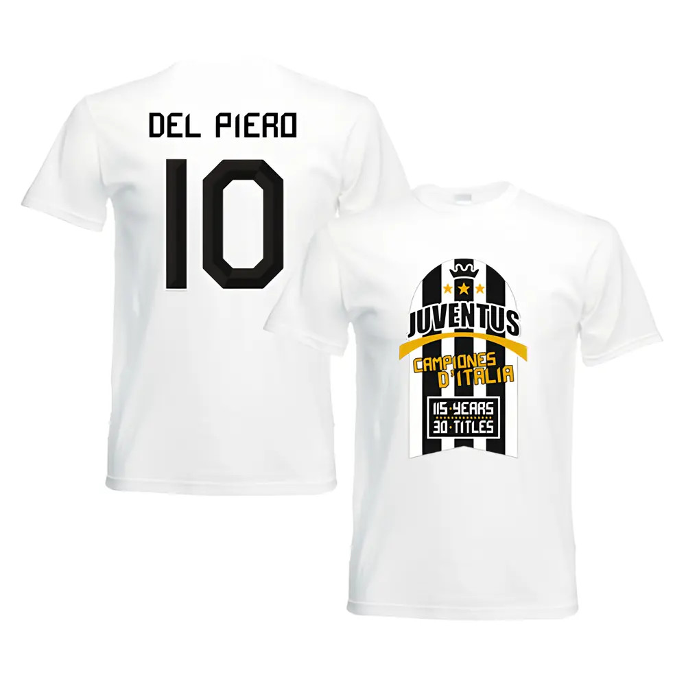 2012 Juventus Champions T-Shirt (White) - Del Piero 10