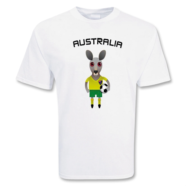 Australia Mascot Soccer Tshirt [TSHIRTWHITEKIDS,TSHIRTWHITE] 19.48