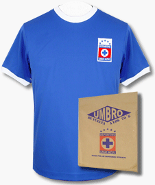 cruz azul retro jersey