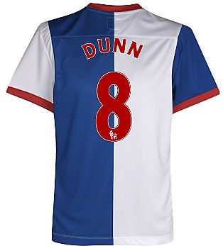 2011-12 Blackburn Home Football Shirt (Dunn 8)