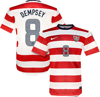 2012-13 USA Nike Home Shirt (Dempsey 8)