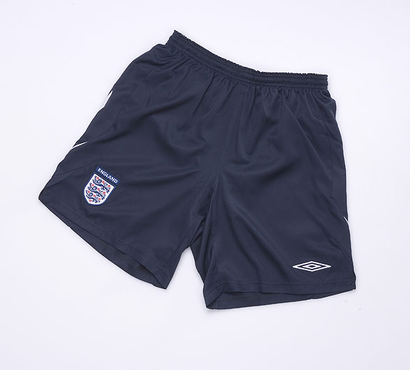 07-09 England home shorts - Kids