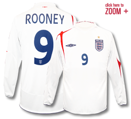 England L/S home (Rooney 9) 05/07