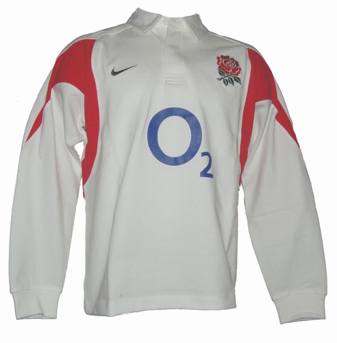 0708 England LS Rugby Shirt