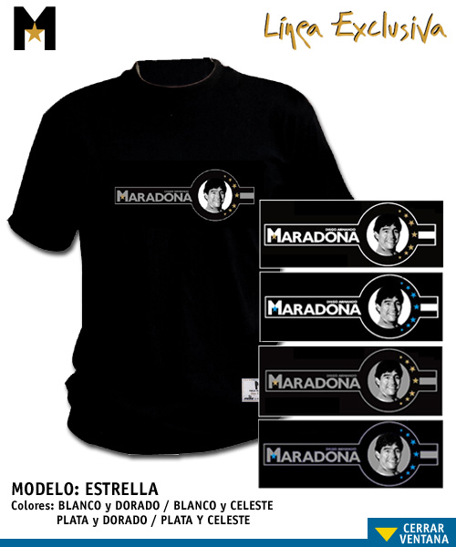 Collectable Maradona shirt - Estrella