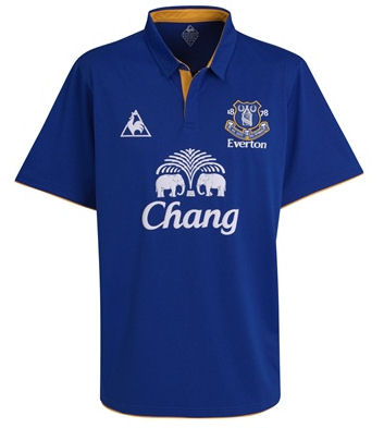 2011-12 Everton Home Football Shirt