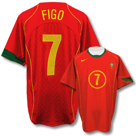 Portugal home (Figo 7) 04/05