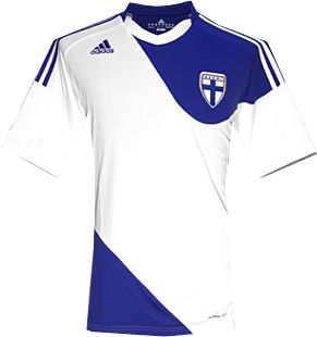 2010-11 Finland Adidas Home Football Shirt