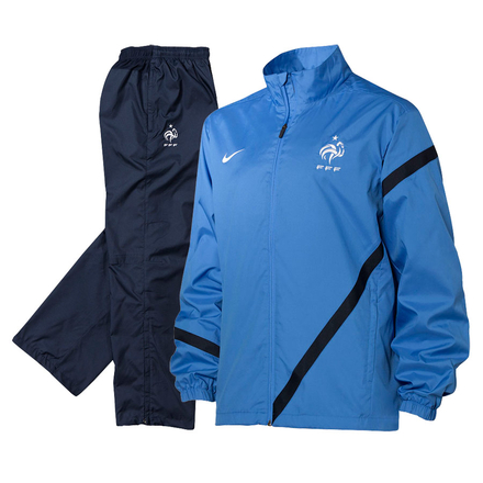 2012-13 France Nike Woven Tracksuit (Blue)