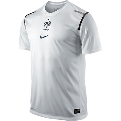 2012-13 France Nike Pre-Match Training Shirt (White)
