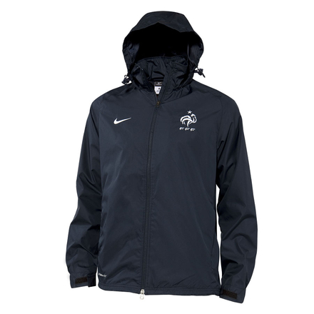 2012-13 France Nike Rainjacket (Navy)