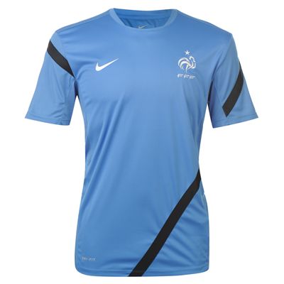 2012-13 France Nike Training Jersey (Blue)