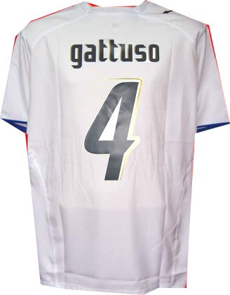 Italy Away (gattuso 4) 06/07