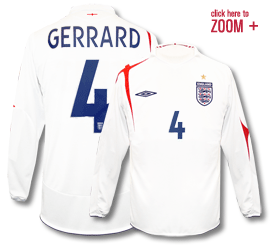 England L/S home (Gerrard 4) 05/07