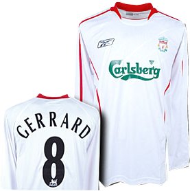 Liverpool L/S away (Gerrard 8) 05/06