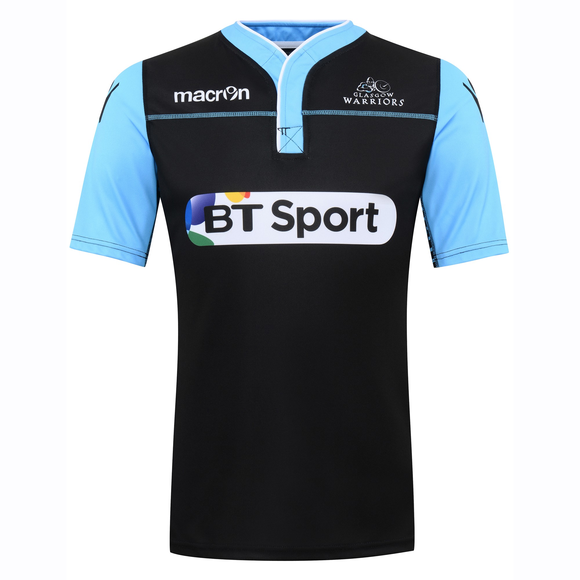 20162017 Glasgow Warriors Rugby Warm Up Training Jersey (Black)