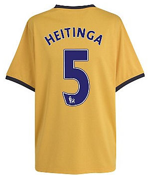 2011-12 Everton Away Football Shirt (Heitinga 5)