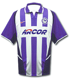 Hertha Berlin home 03/04