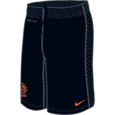 2012-13 Holland Nike Longer Knit Shorts (Black)