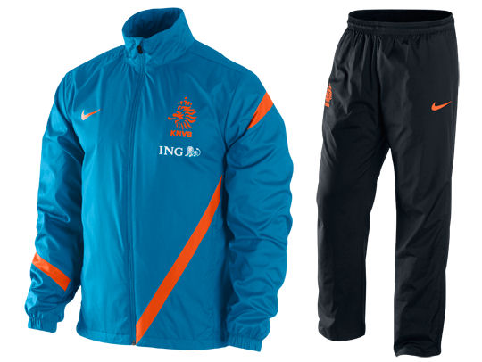 2012-13 Holland Nike Woven Tracksuit (Blue)