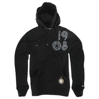 2011-12 Inter Milan Nike Core Hooded Top (Black)