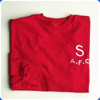 SUNDERLAND 1960S AWAY RED Retro Football Shirts
