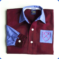 West Ham United Football Club 1930 - 1940's retro shirt