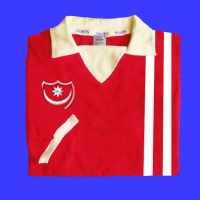 PORTSMOUTH 70'S AWAY RED Retro Football Shirts