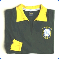 BRAZIL 1950S AWAY SHIRT Retro Football Shirts