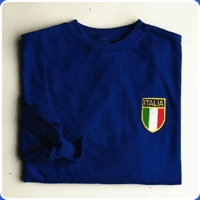 ITALY 1960 CHILDS SHIRT Retro Football Shirts