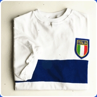ITALY 1960 AWAY BAND Retro Football Shirts