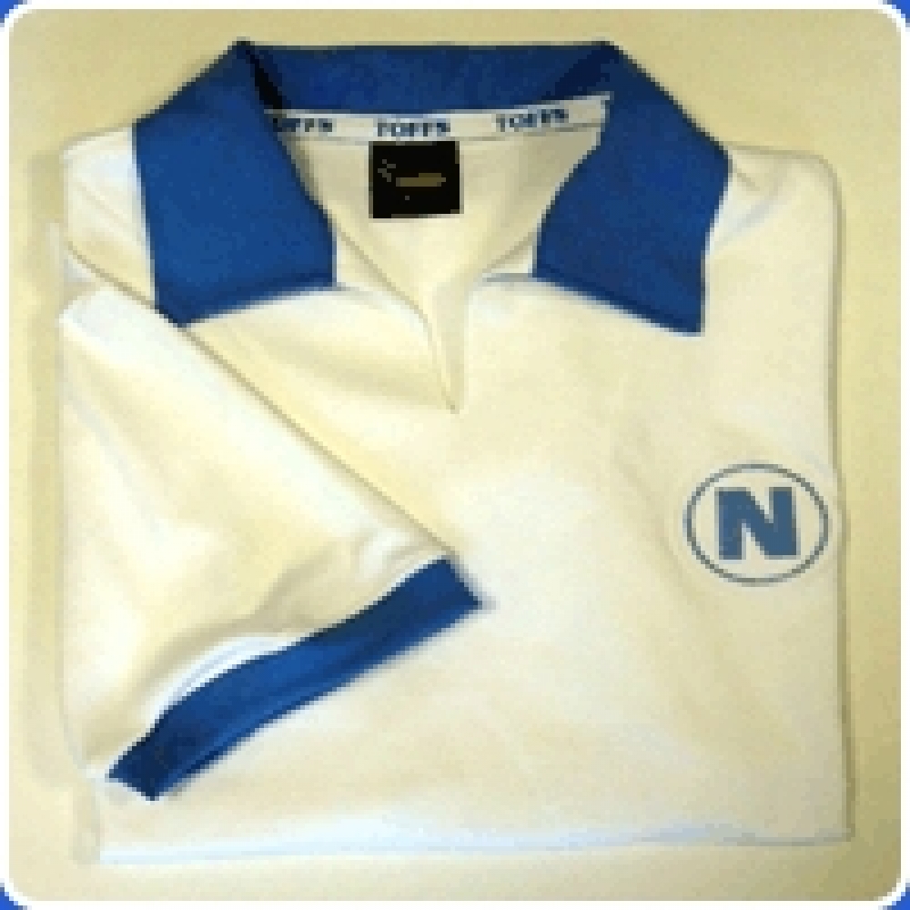 NAPOLI 70'S WHITE Retro Football Shirts