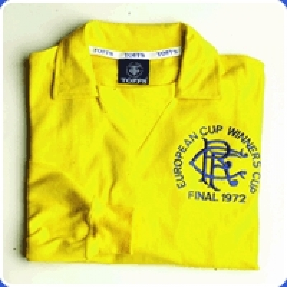 RANGERS YELLOW Retro Football Shirts