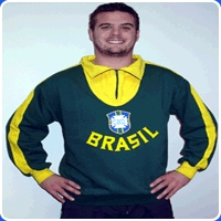 BRAZIL TRACKTOP Retro Football Shirts