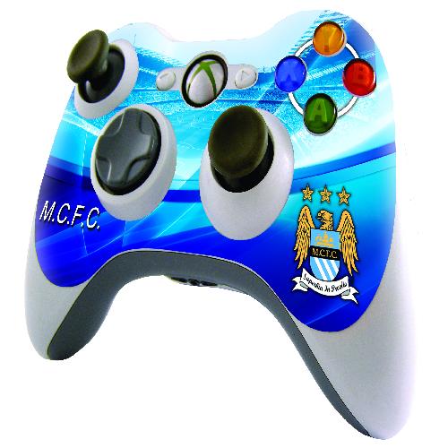Official Man City XBOX 360 Controller Skin