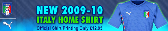 2009-10 Italy home shirt