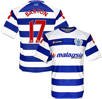 2011-12 QPR Home Football Shirt (Barton 17)